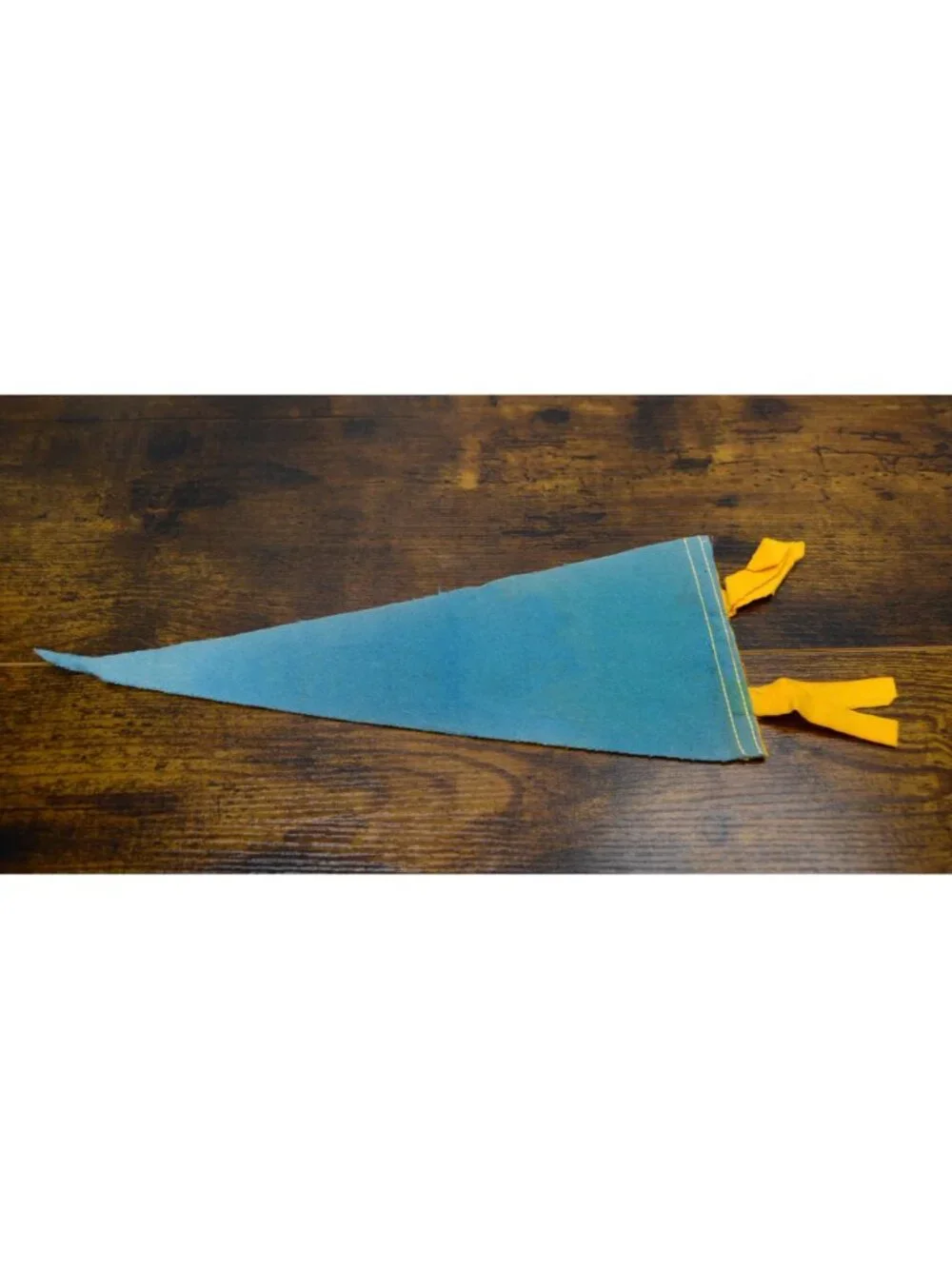Vintage Felt Pennant Aloha From Hawaii With Hula Girl & Hut Design 12 inches